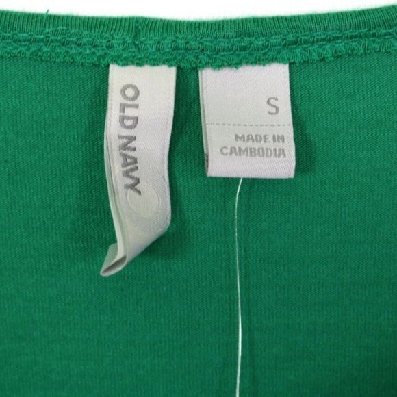Old‎ Navy Shirt Top Blouse Tunic Green 3/4 Sleeve S Small - Picture 4 of 10